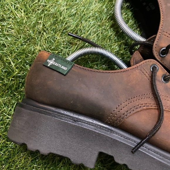 Eastland Men\'s Rustic Brown Oxfords